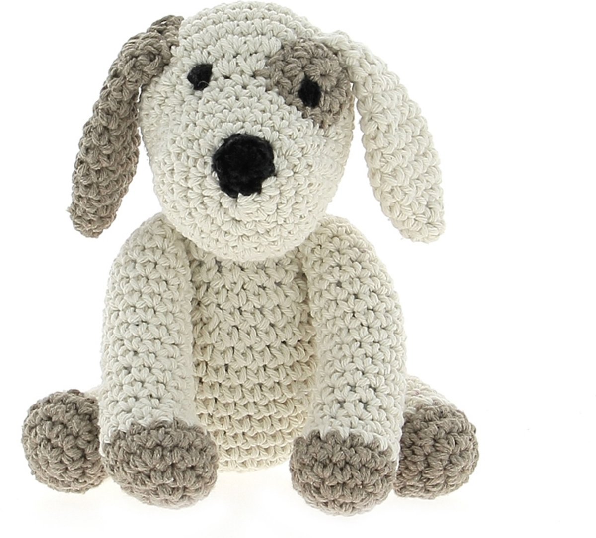 Garenpakket, amigurumi,  haakset puppy, Hoooked