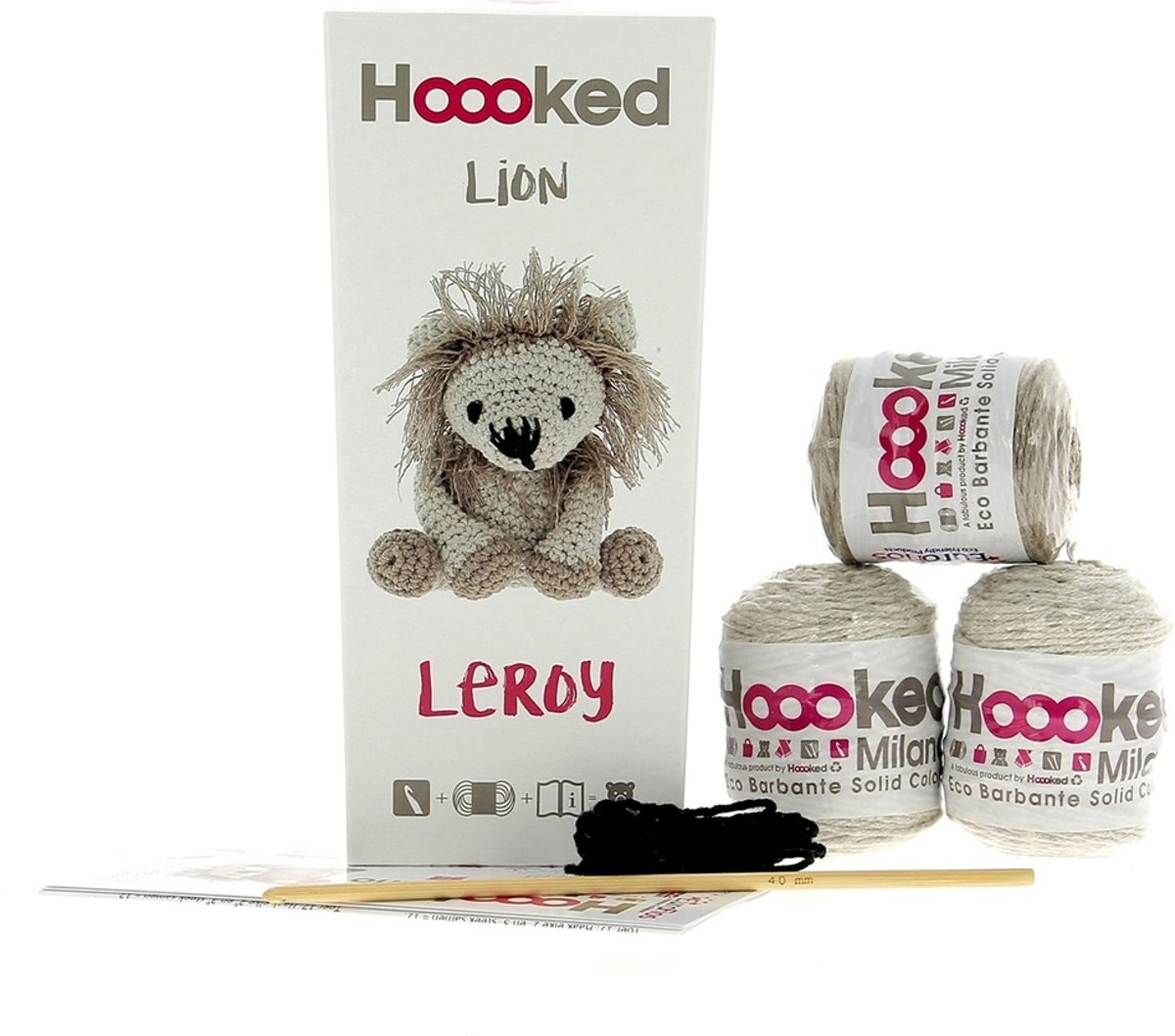 Garenpakket, haakset Hoooked Lion Leroy