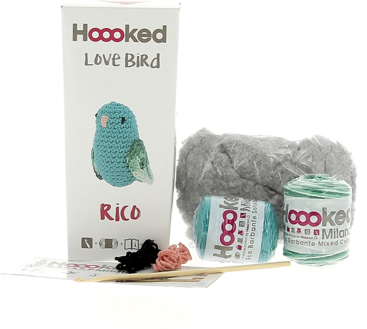 Garenpakket Amigurumi - DIY Haakpakket Love Bird Lagoon