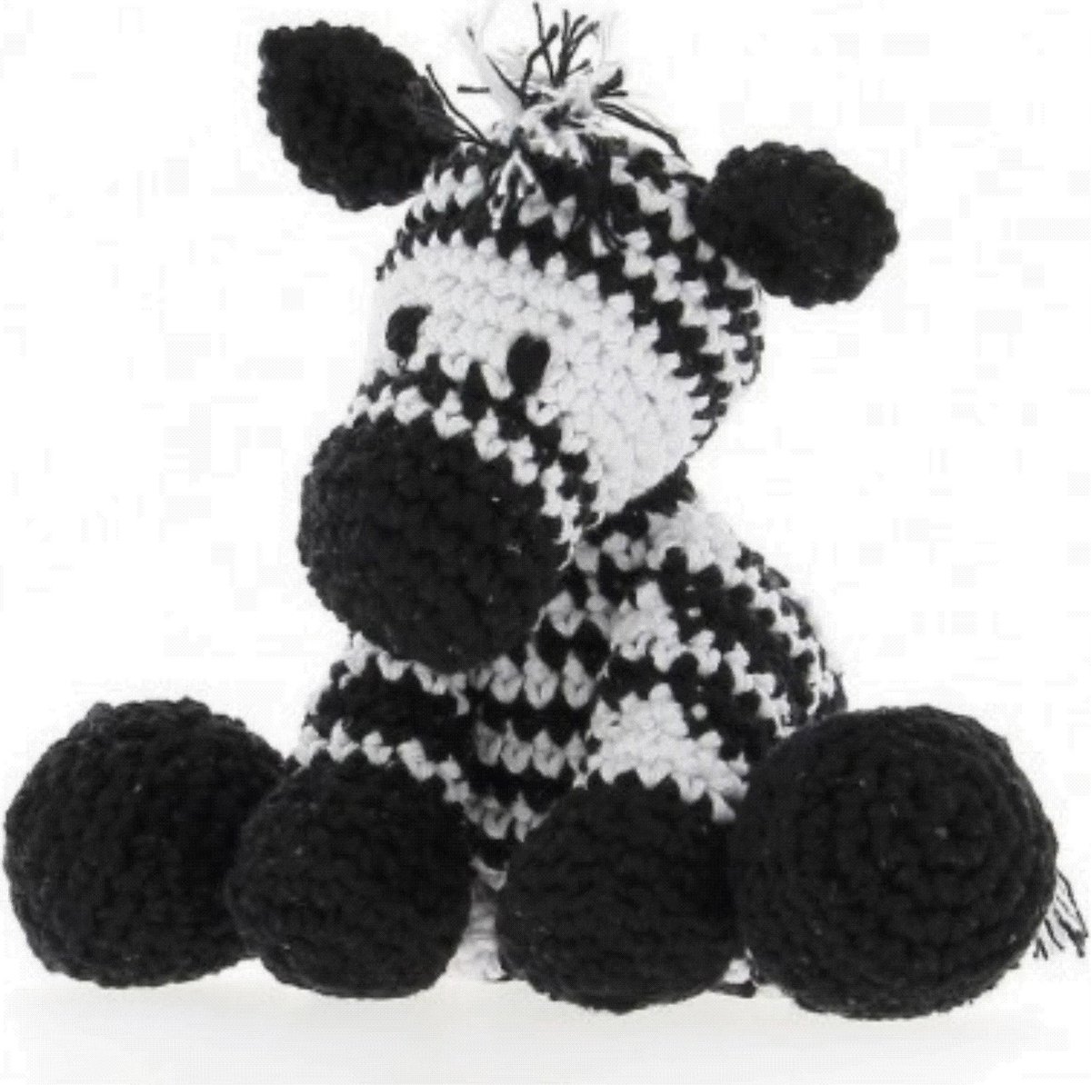 Haakpakket-amigurumi,Zebra, hoooked