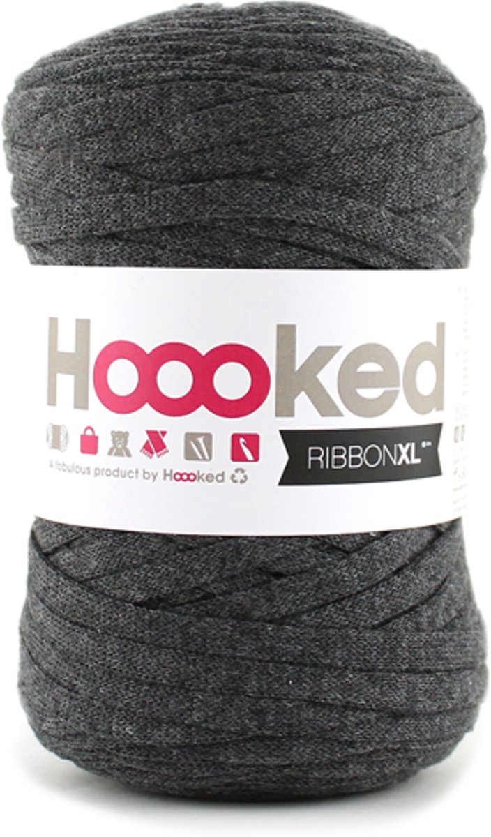 Hoooked RibbonXL Charcoal Anthracite