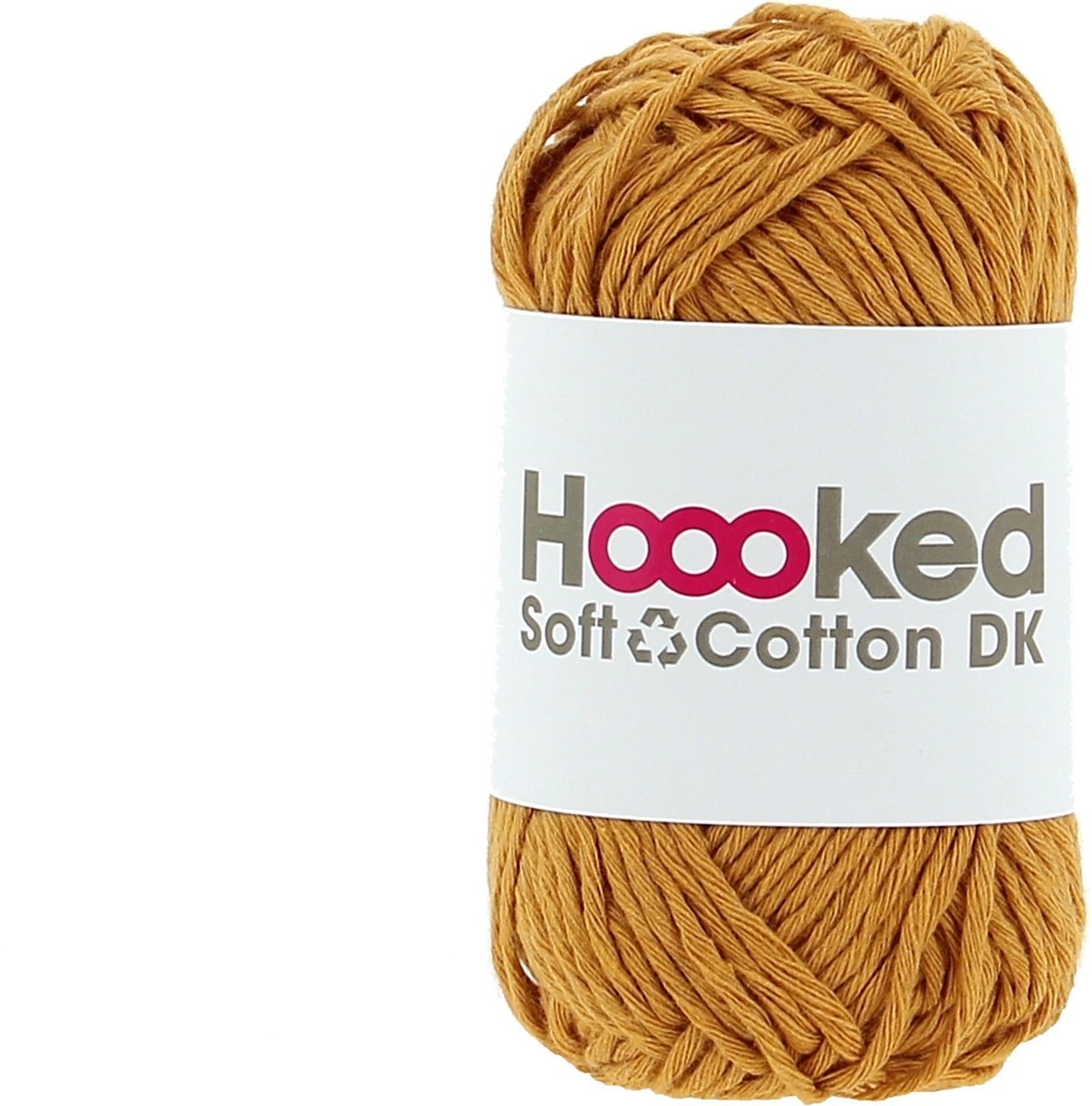 Hoooked Soft Cotton DK – Kleur Sienna Ocre - 100% gerecycled