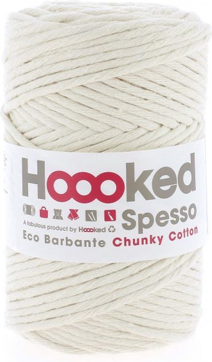 Hoooked Spesso Chunky Almond 500 gr. Gerecyclede katoen