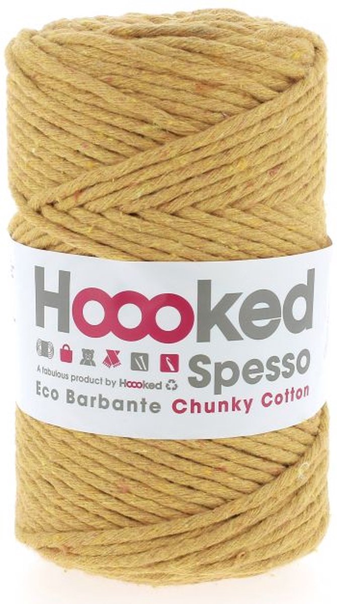 Hoooked Spesso Chunky Curry 500 gr. Gerecyclede katoen