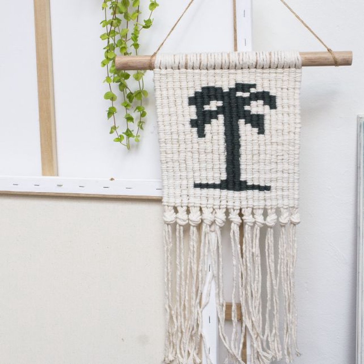 Macramé pakket wandhhanger Bora Hoooked