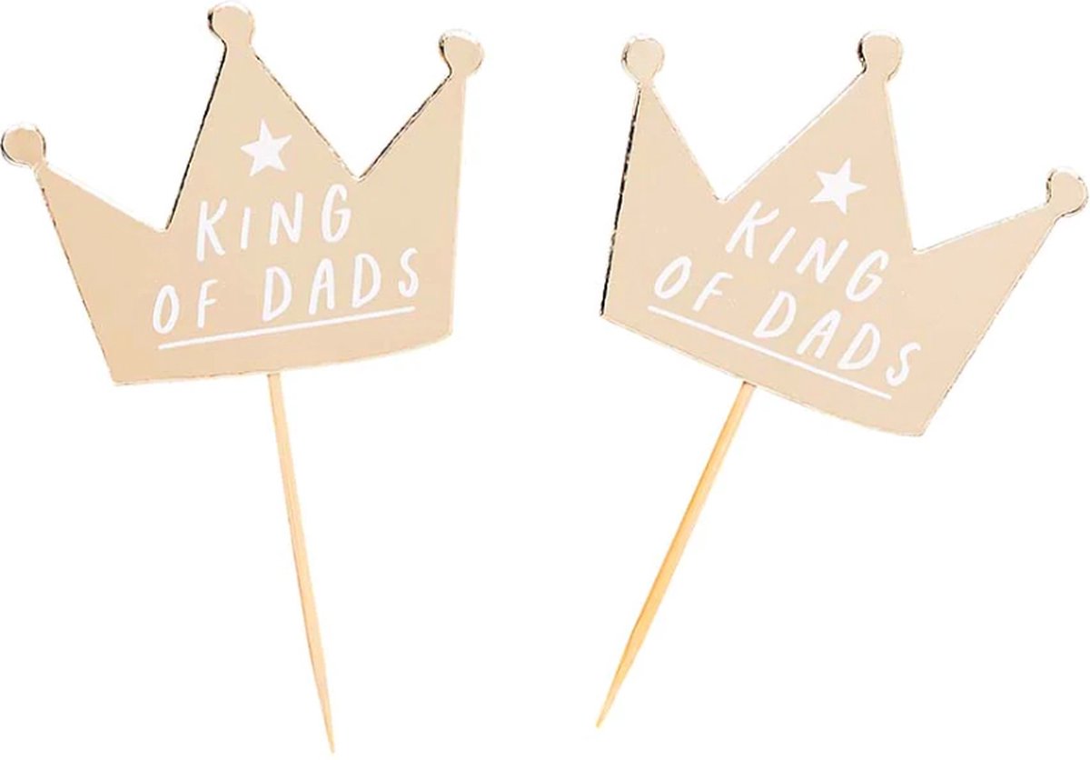 Kroontje King of Dads - Goud