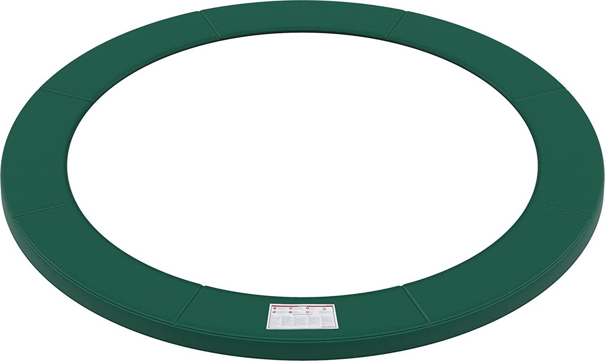 Hoppa! Trampoline randafdekking, randbescherming, veiligheidsmat, UV-bestendig, scheurvast trampoline accessoires, standaard formaat, Groen, 366 cm