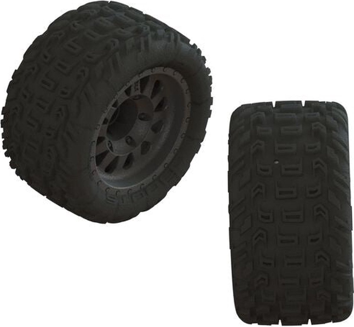 1/10 dBoots Katar MT Pre-Mounted Tire 14mm Hex (2)