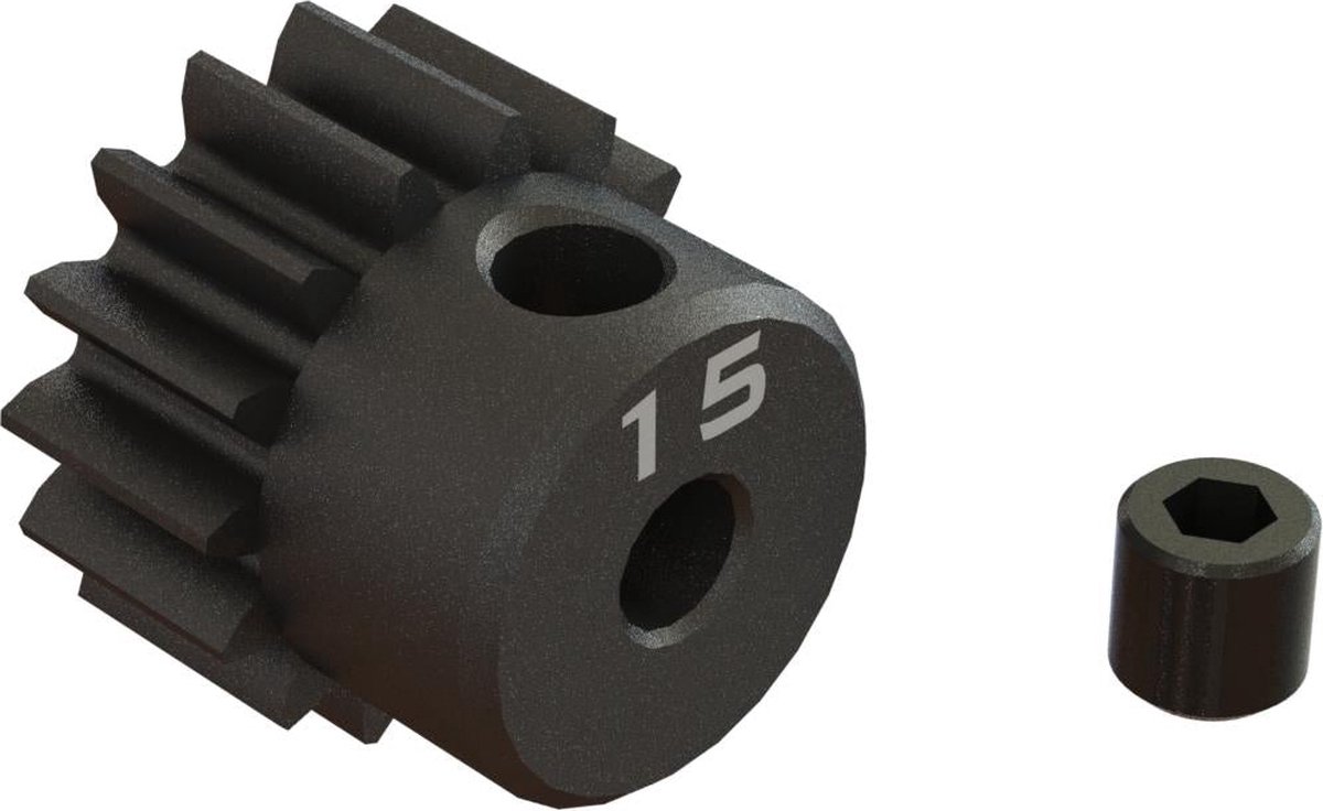 15T 0.8Mod 1/8 Bore CNC Steel Pinion Gear