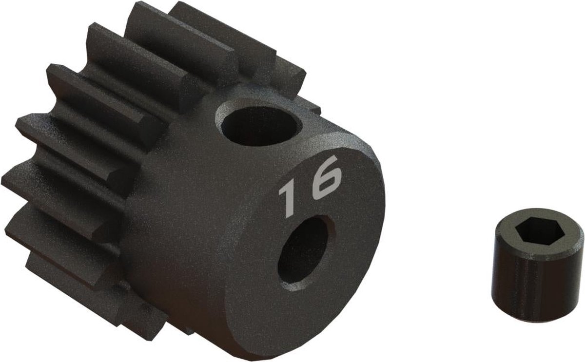 16T 0.8Mod 1/8 Bore CNC Steel Pinion Gear