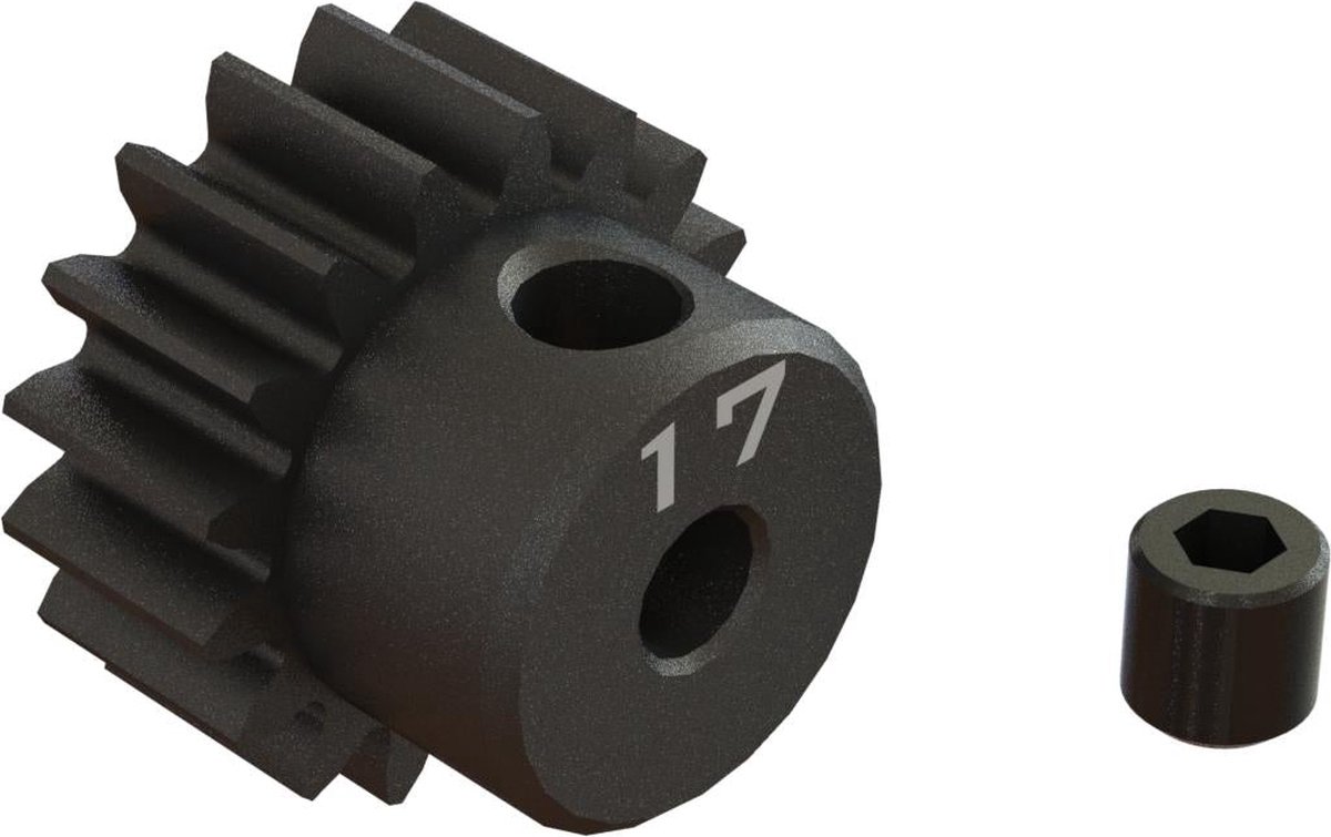 17T 0.8Mod 1/8 Bore CNC Steel Pinion Gear