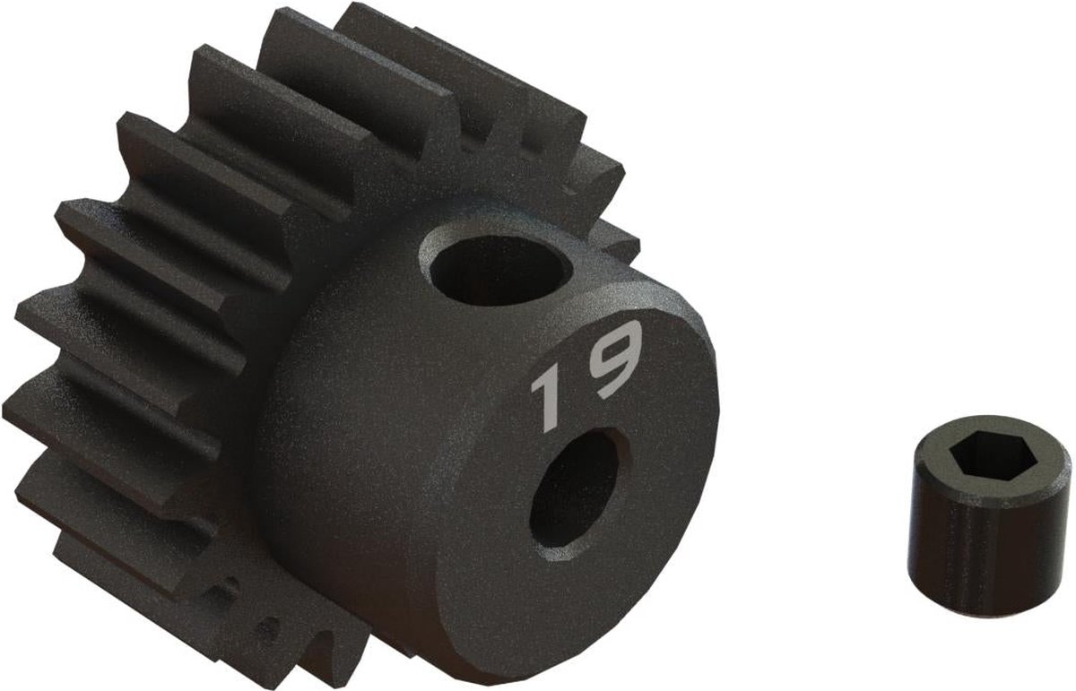 19T 0.8Mod 1/8 Bore CNC Steel Pinion Gear