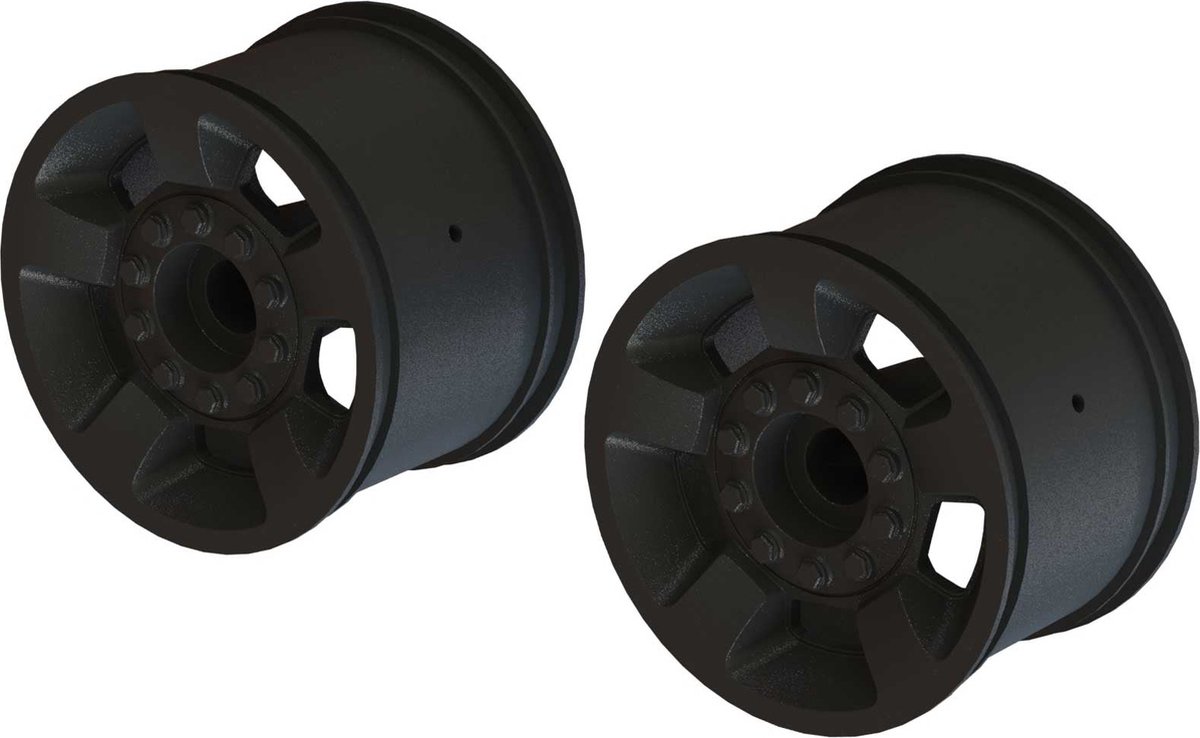 2.8 Wheel 14mm Hex (Black/2)