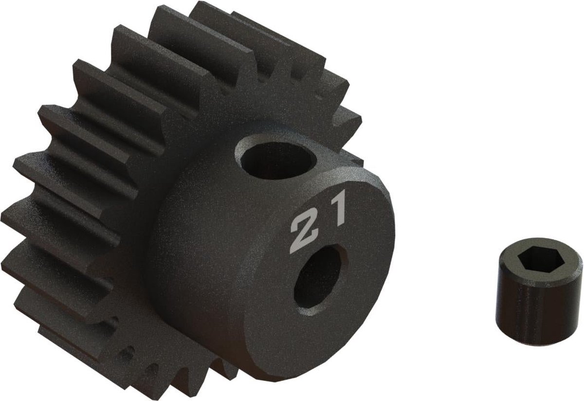 21T 0.8Mod 1/8 Bore CNC Steel Pinion Gear