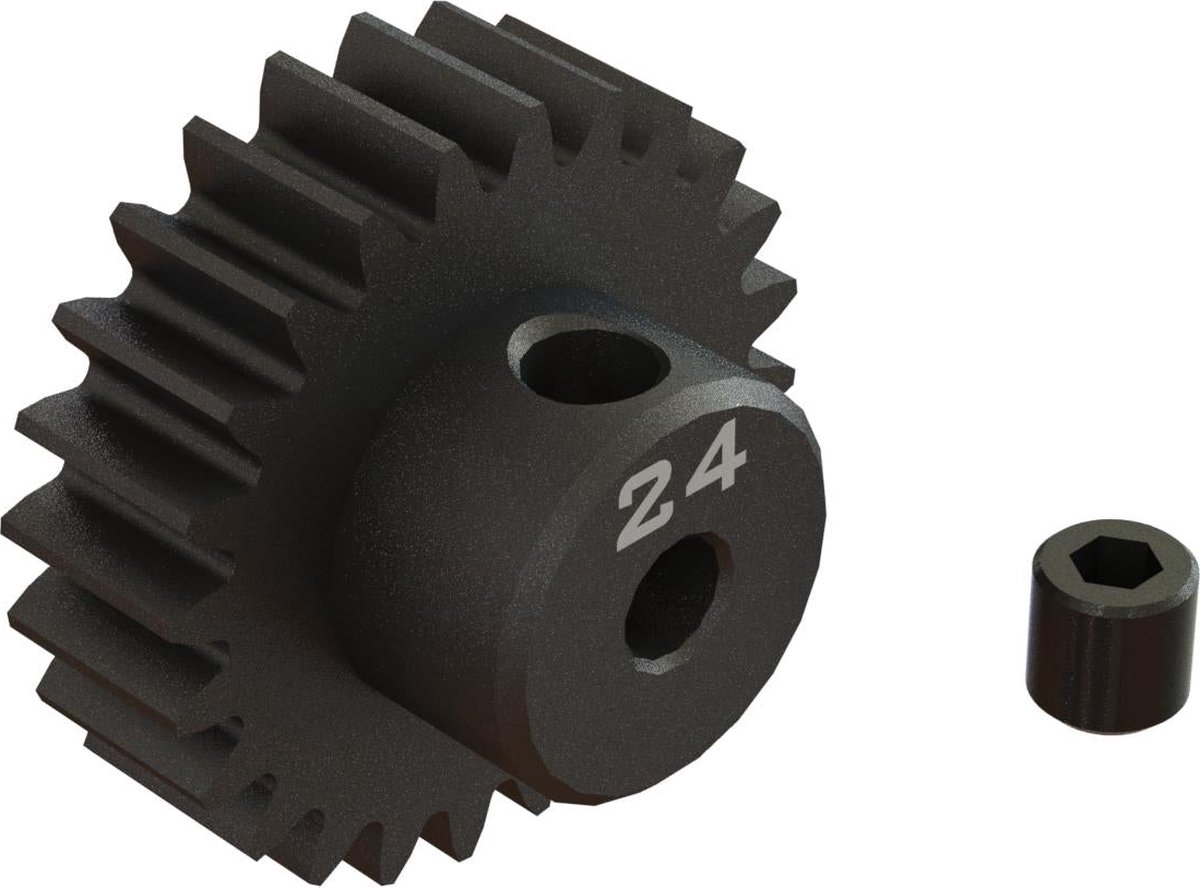 24T 0.8Mod 1/8 Bore CNC Steel Pinion Gear