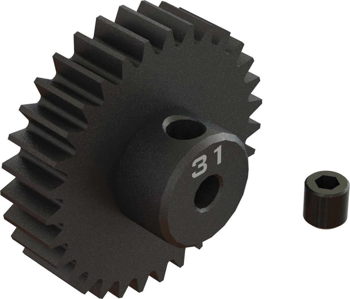 31T 0.8Mod 1/8 Bore CNC Steel Pinion Gear