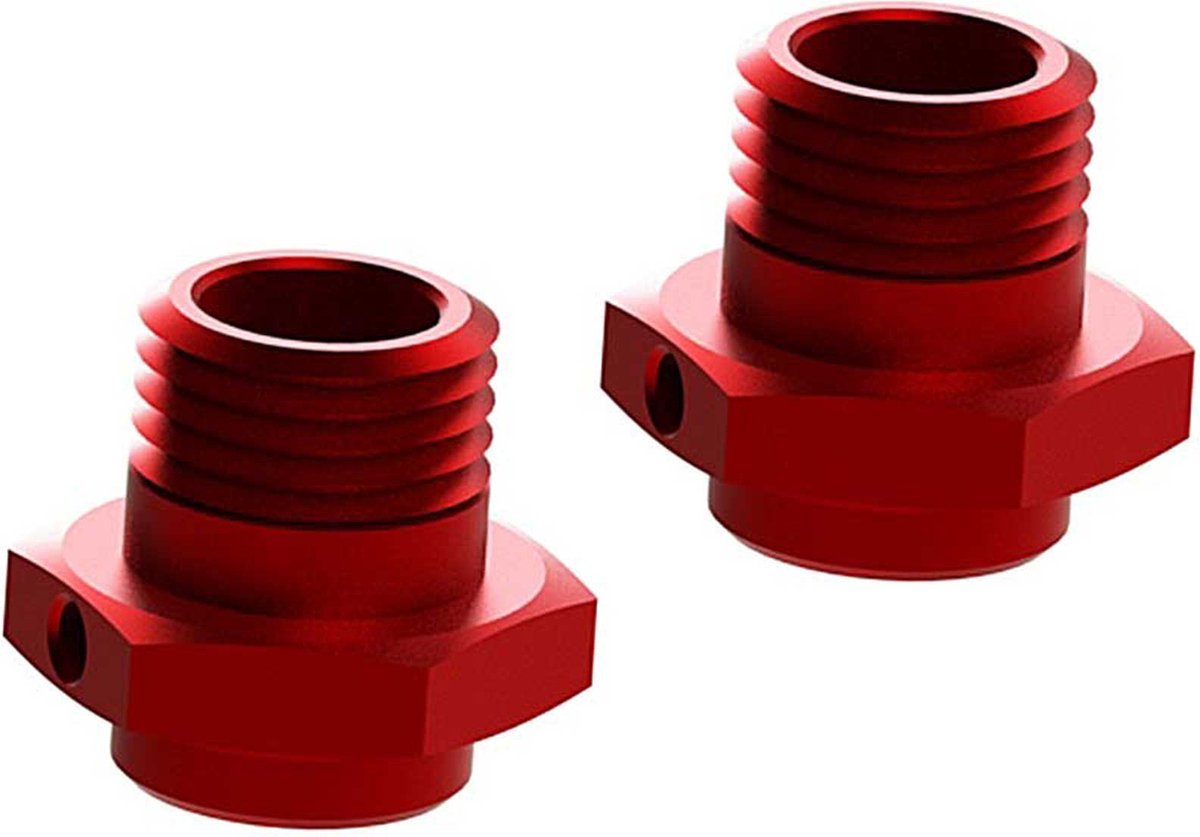 AR310484 Wheel Hex Alumn 17mm/16.5mm Red (2)