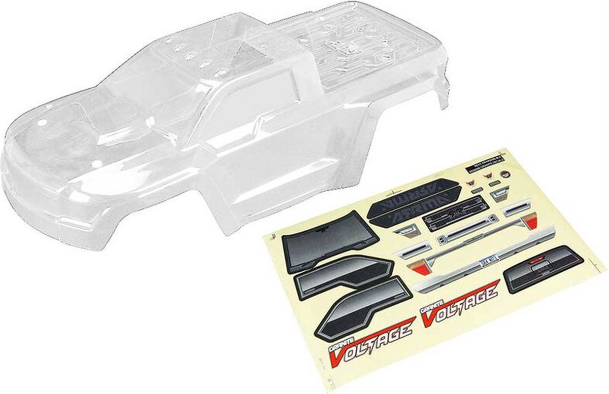 AR402192 Clear Bodyshell w/Decals GRANITE