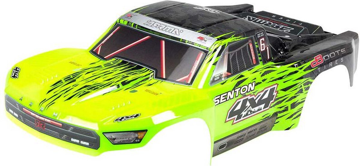 AR402204 Body Pntd Decal Trim Green SENTON 4x4 BLX