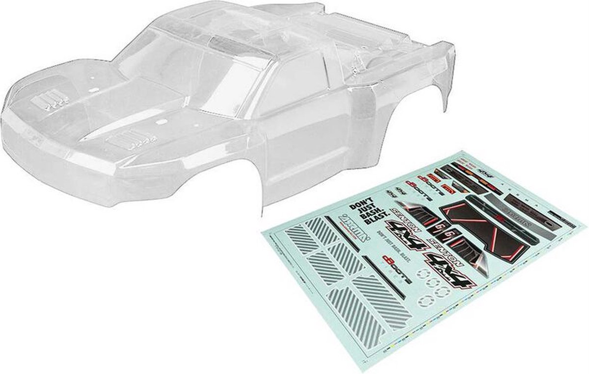 AR402262 1/10Body Clear with Decals Senton 4x4