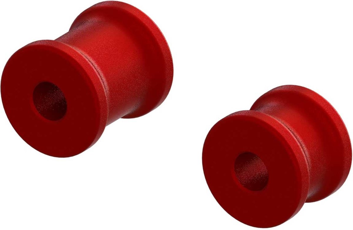 Aluminum Chassis Brace Spacer Set Red