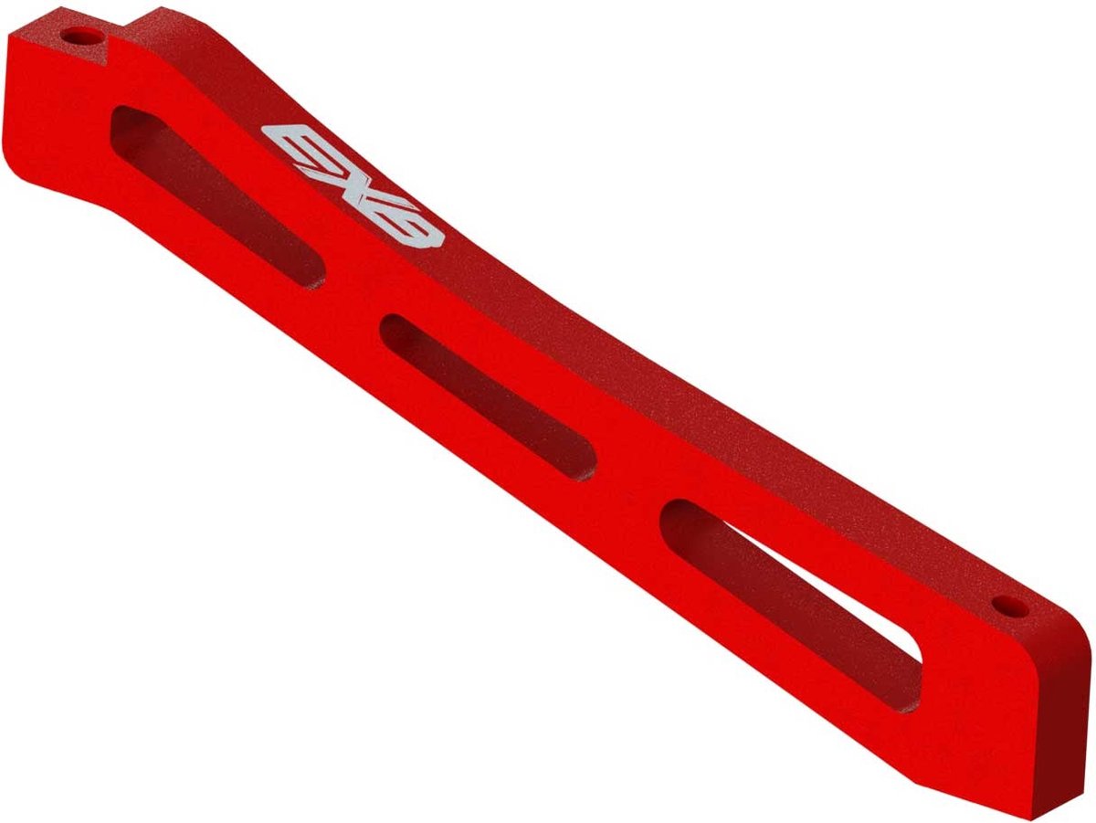 Front Center Chassis Brace Aluminum 98mm Red