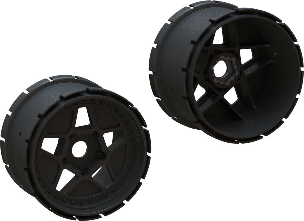 MT Wheel 4.9in 24mm Hex (1pr)