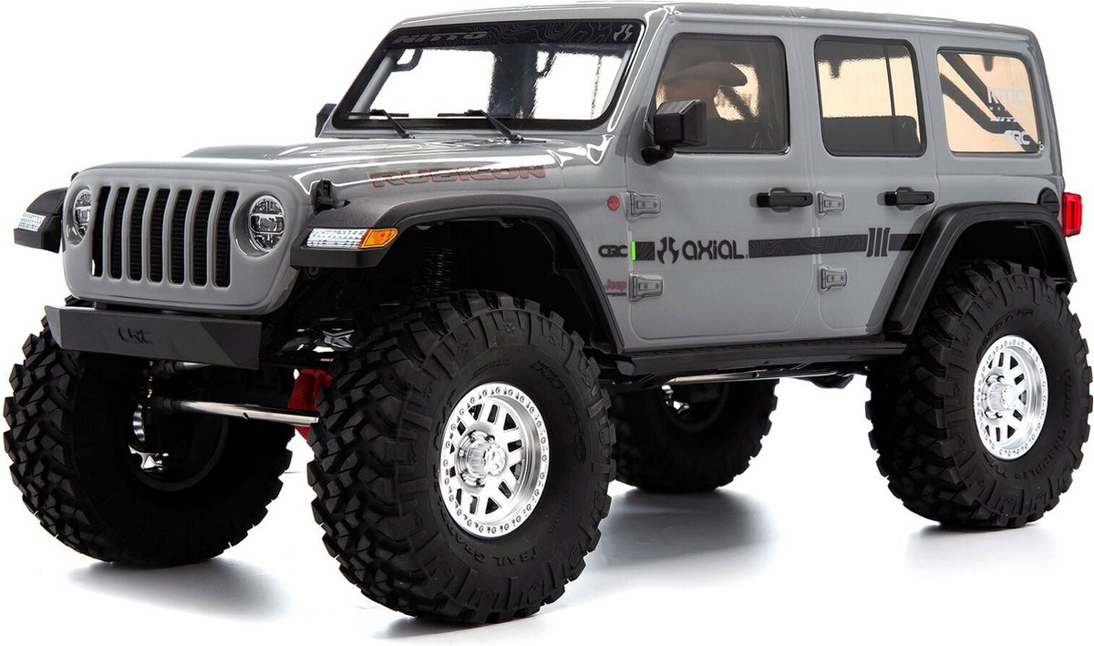 SCX10III Jeep JLU Wrangler w/Portals,Gray:1/10 RTR