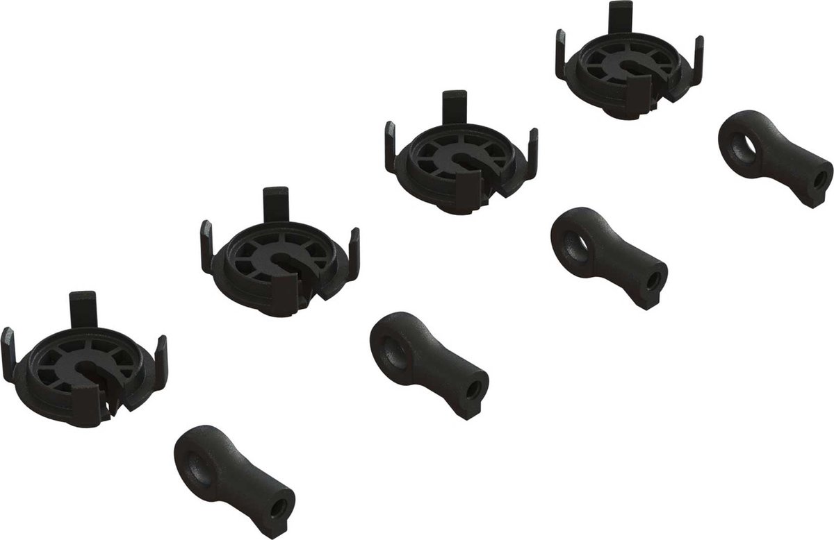 Shock Rod End & Spring Perch Set (4 Shocks)