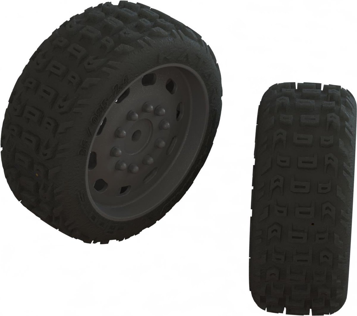 dBoots KATAR 35/085 2.4 Tire Set Glued (1 Pair)