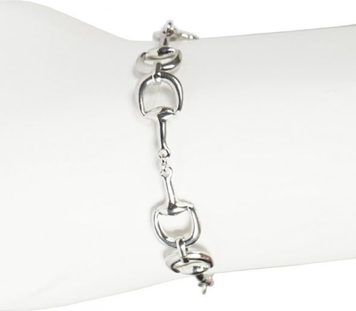   Armband Met Bit Zilver