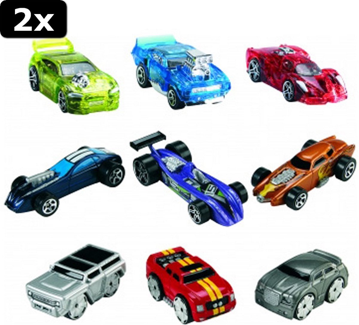 2x Hot Wheels Auto Assorti