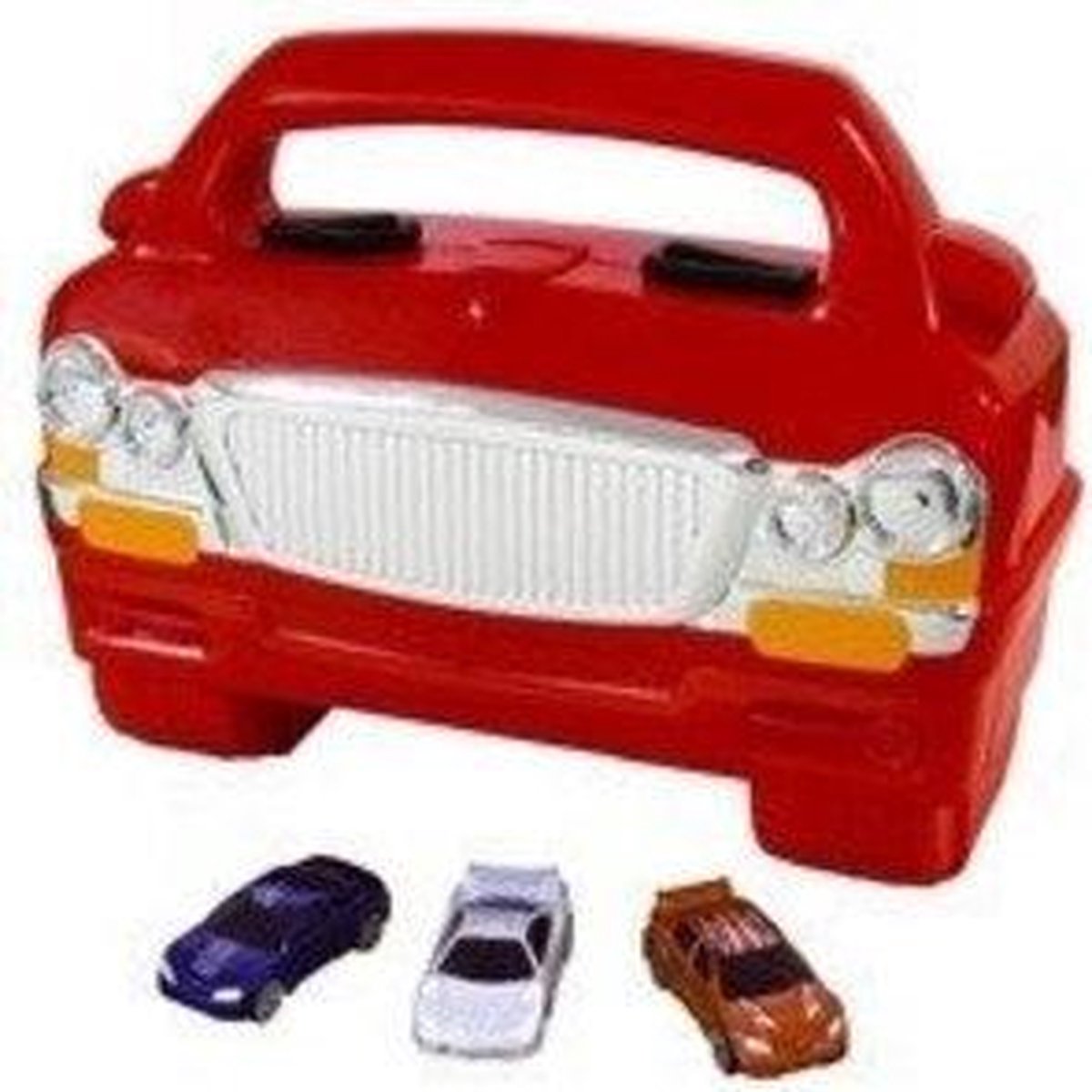 CAR CARRY CASE - RODE OPBERGKOFFER VOOR HOT WHEELS