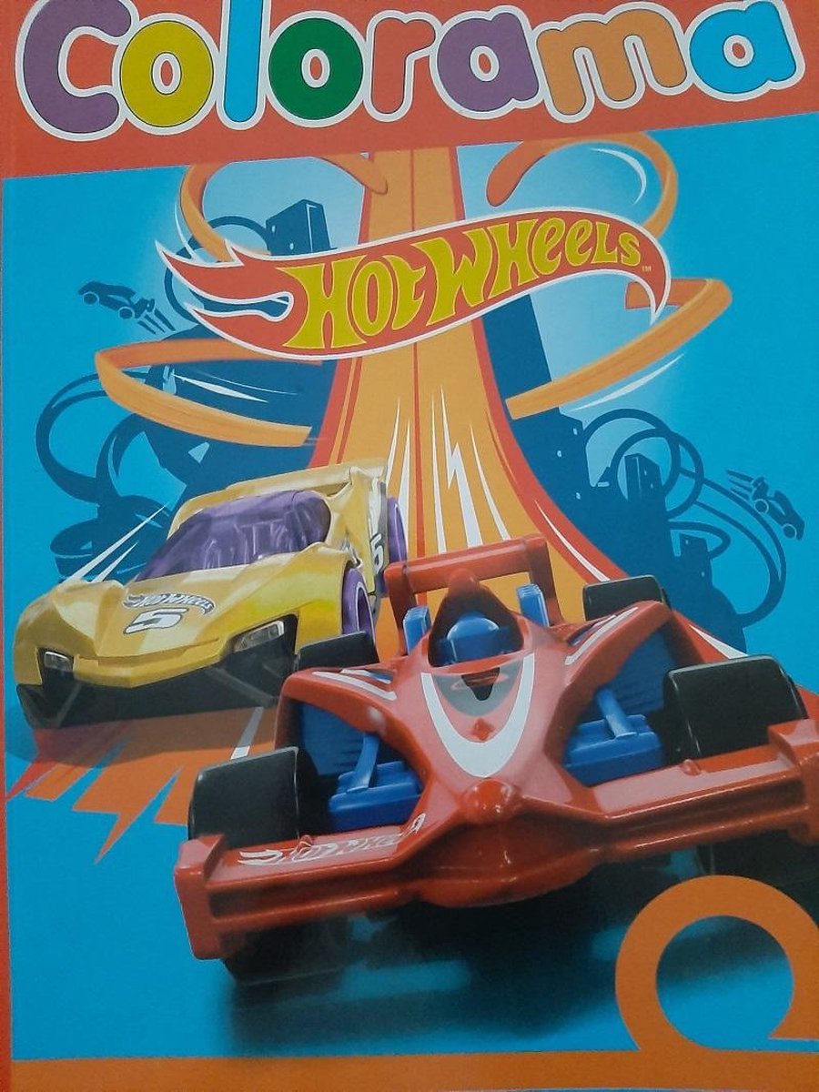 HOTWHEELS kleurboek-  Hot Wheels Colorama