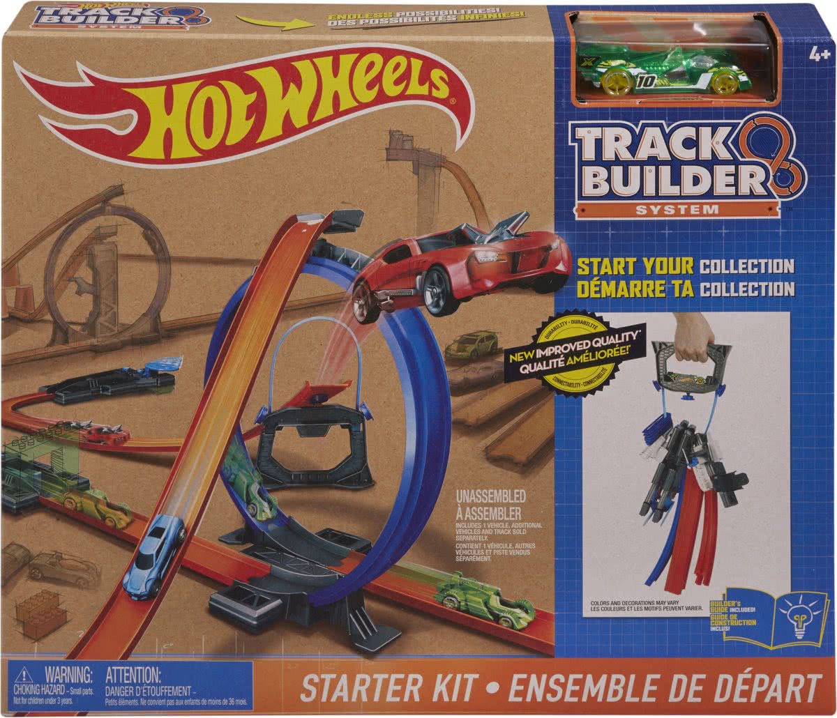 Hot Wheels Baanbouwset - Racebaan