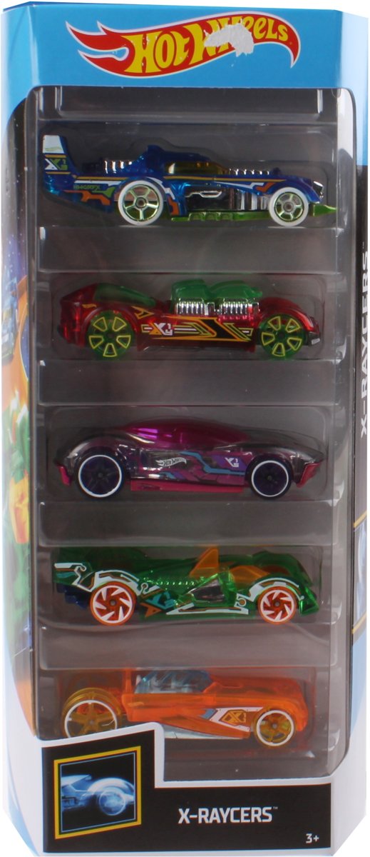 Hot Wheels Cadeauset X-raycers 7,5 Cm 5-delig