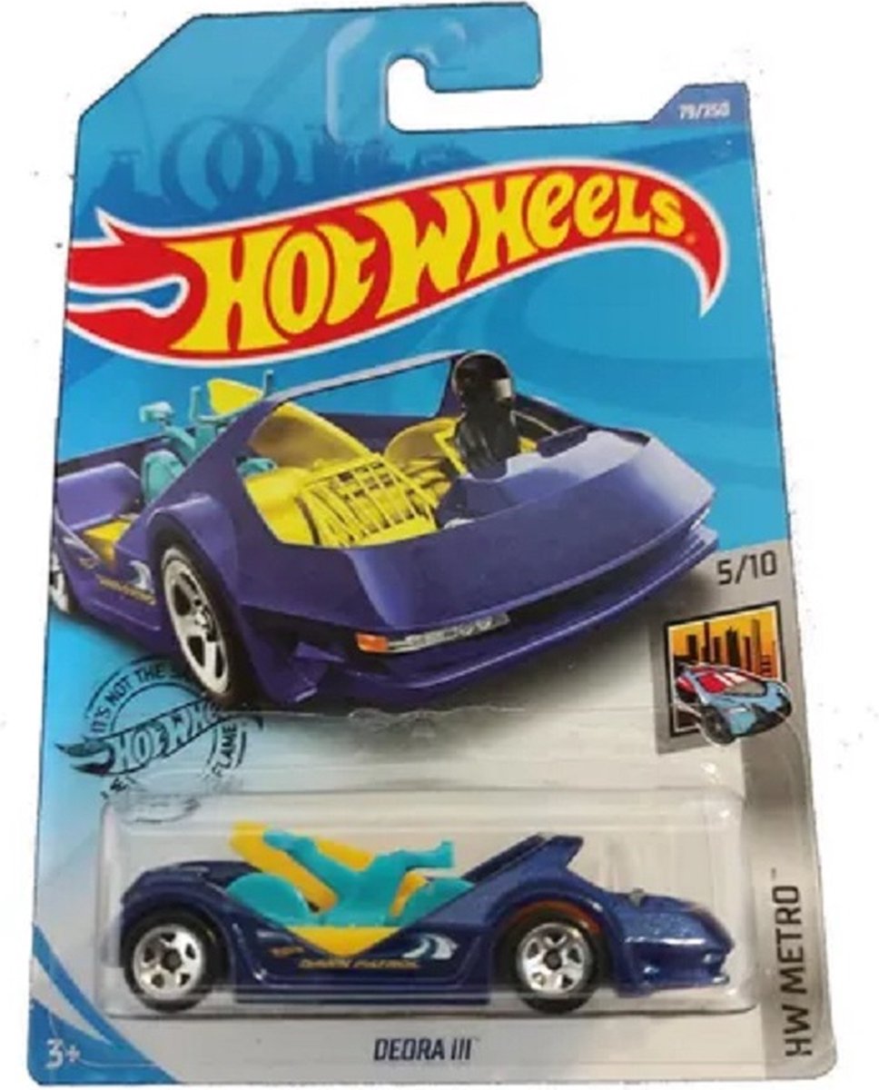 Hot Wheels Deora 3 Blauw - Die Cast - 7 cm