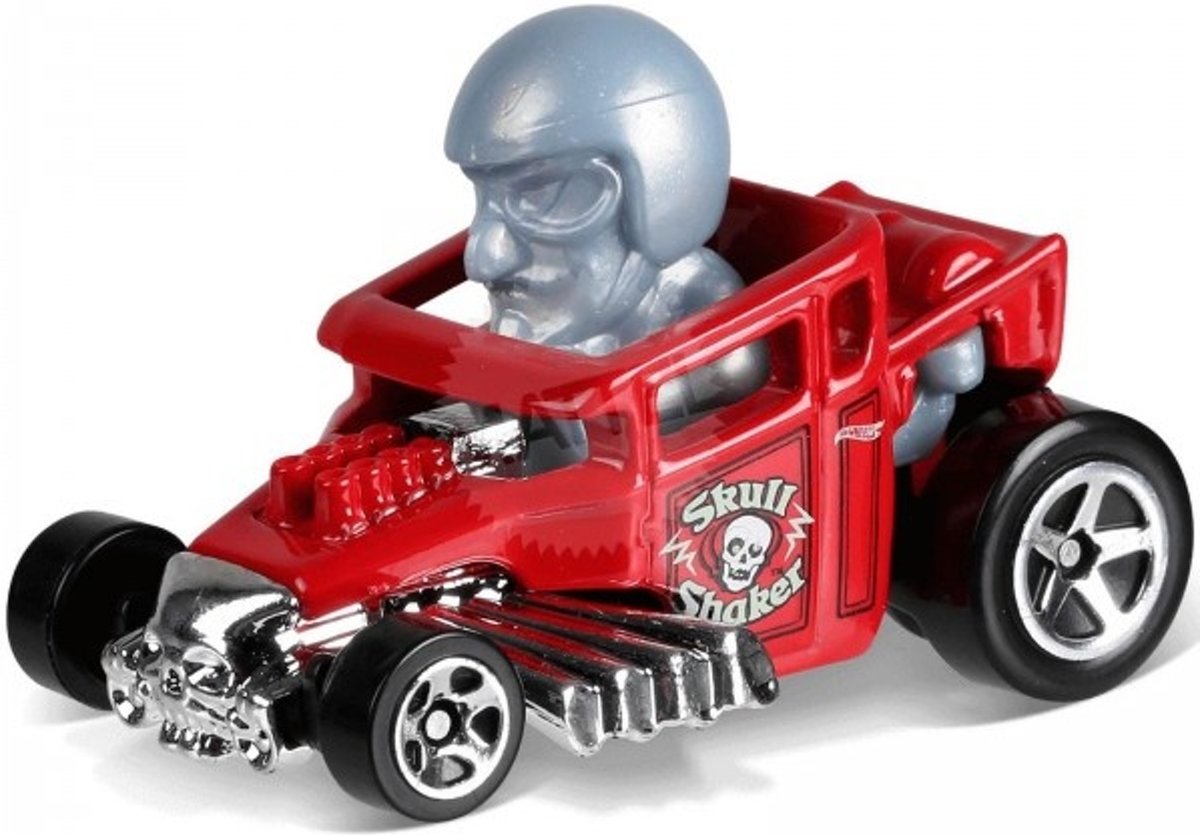 Hot Wheels Experimotors Auto Skull Shaker 5 Cm Rood