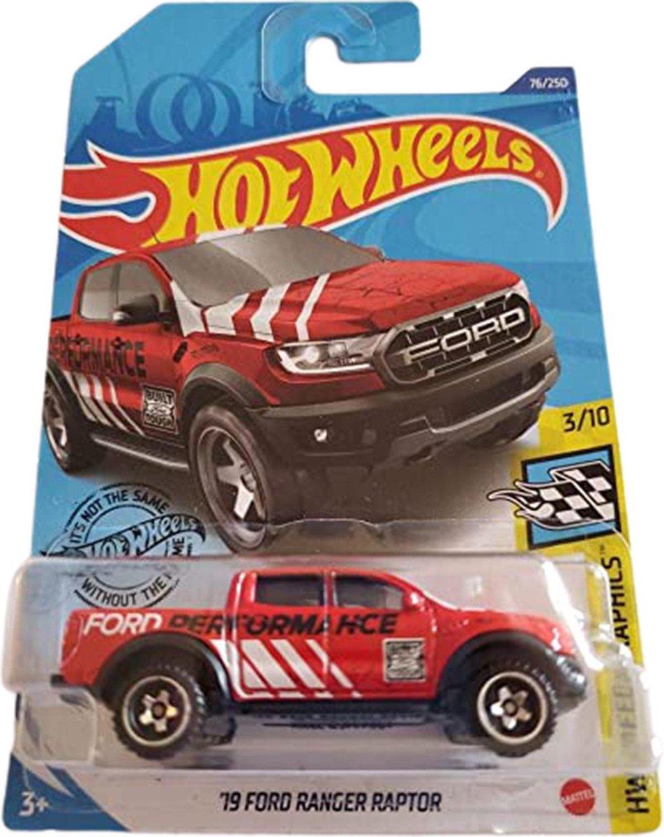 Hot Wheels Ford Ranger Raptor - Voertuig - 7 cm