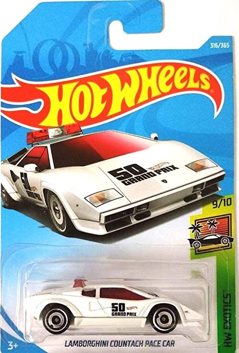 Hot Wheels Lamborghini Countach - Schaal 1:64 - 7 cm