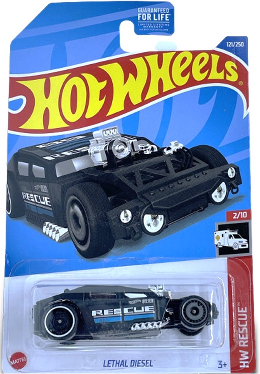 Hot Wheels Lethal Diesel - Die Cast - 7 cm