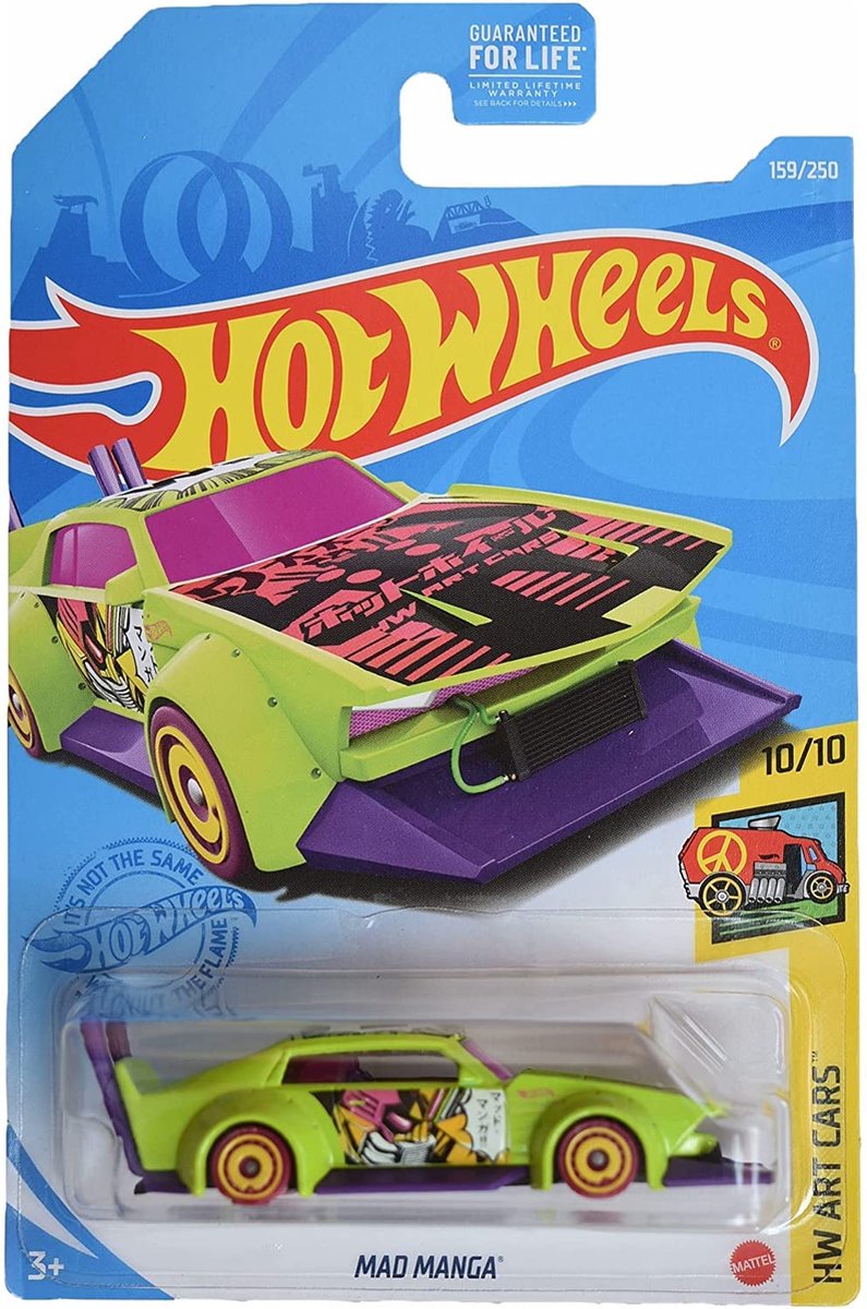 Hot Wheels Mad Manga - Die Cast - 7 cm