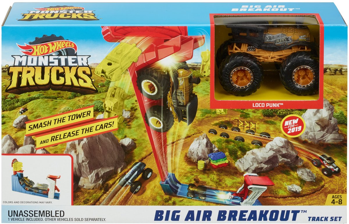 Hot Wheels Monster Trucks Big Air Breakout - Racebaan