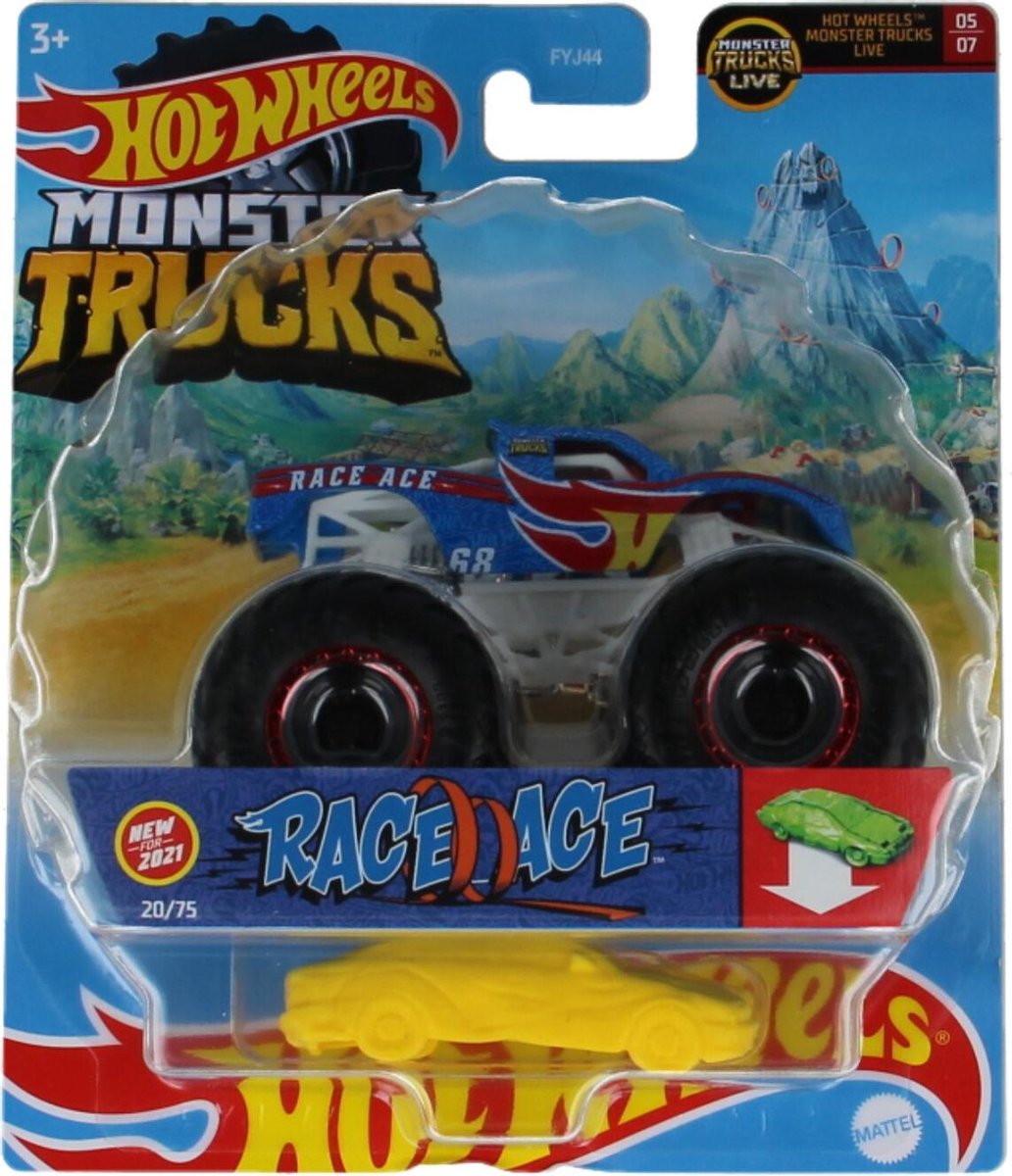 Hot Wheels Monster Trucks Race Ace