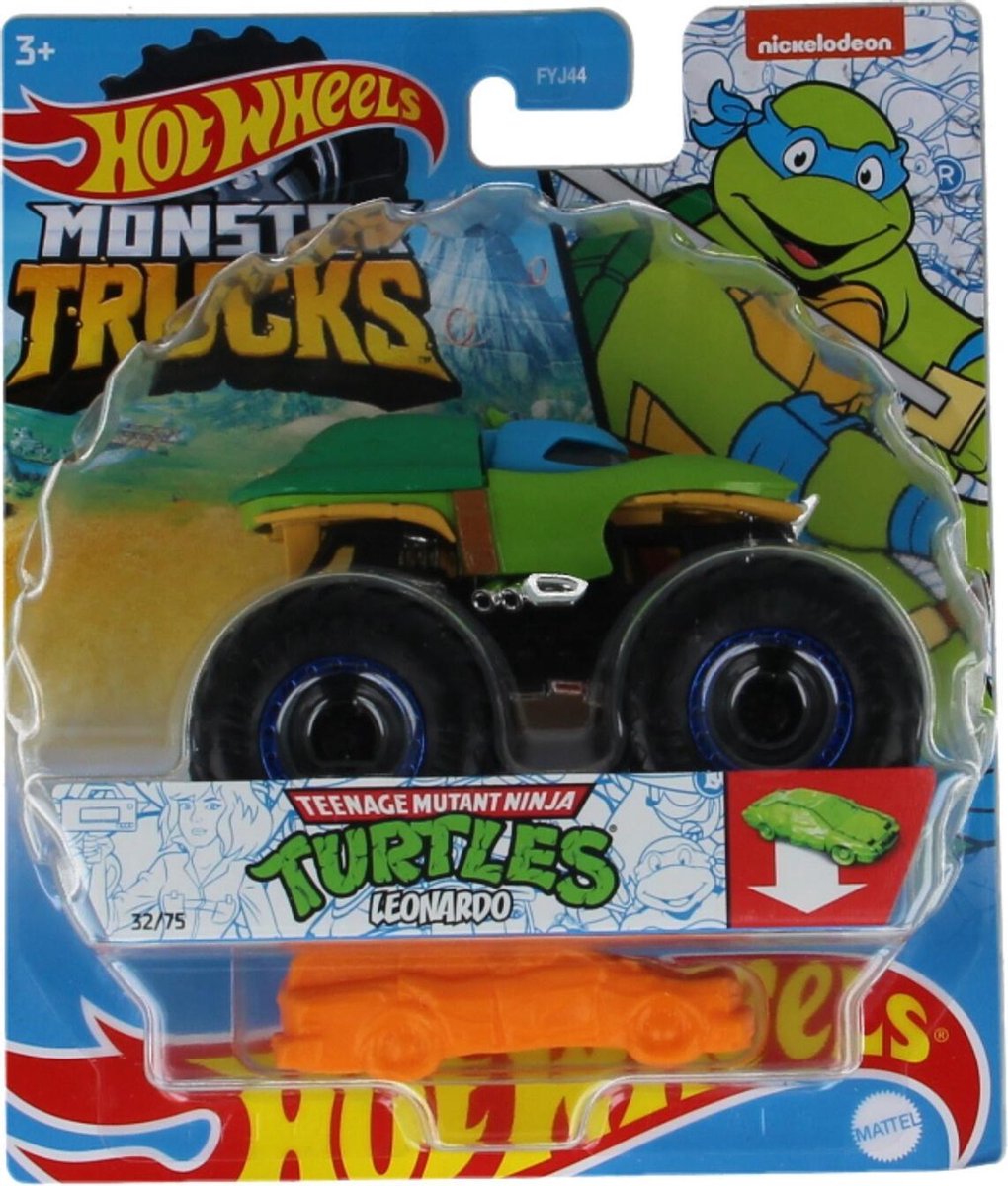 Hot Wheels Monster Trucks Turtles Leonardo