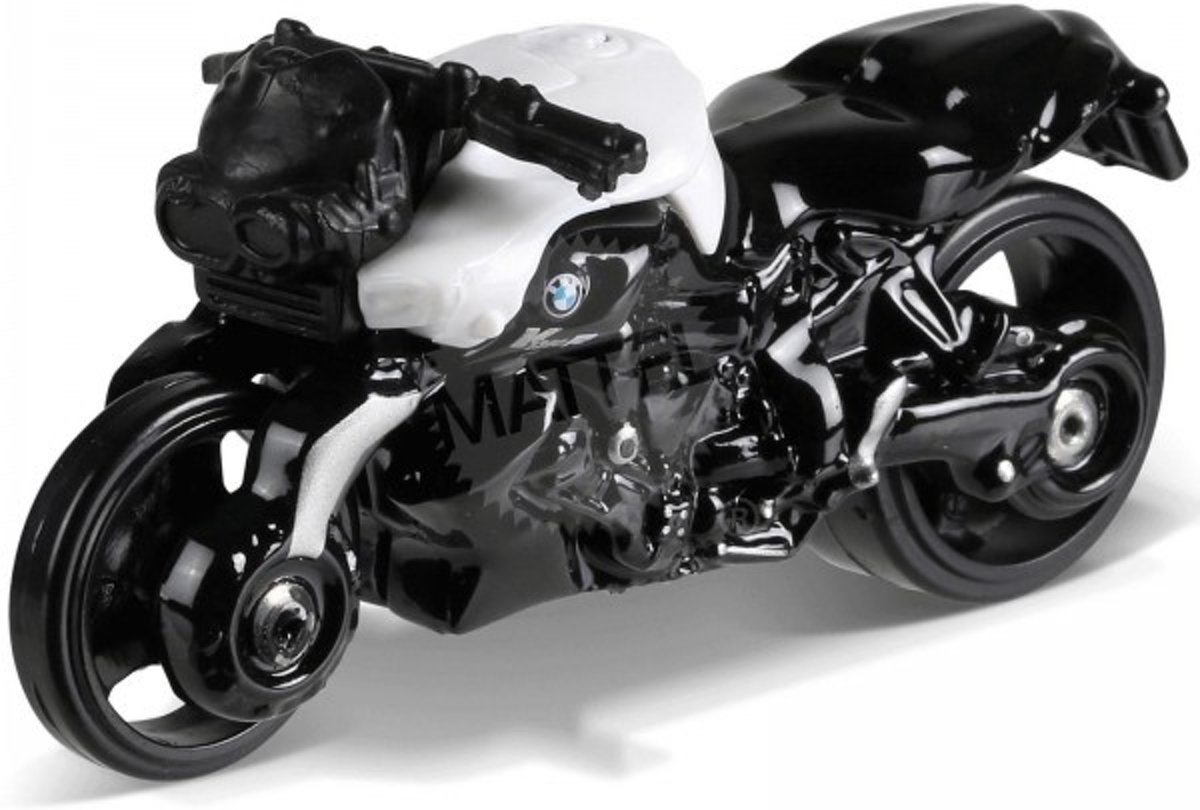 Hot Wheels Moto Motor Bmw K1300 R 6 Cm Zwart/wit