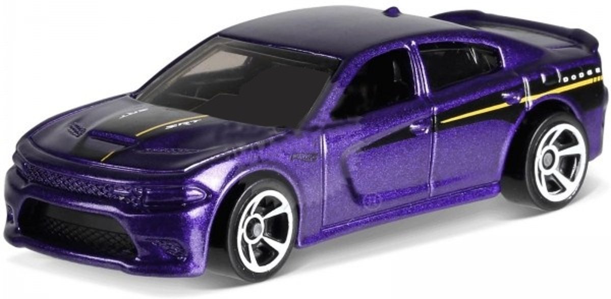 Hot Wheels Muscle-mania Auto Dodge Charter Srt 7 Cm Paars