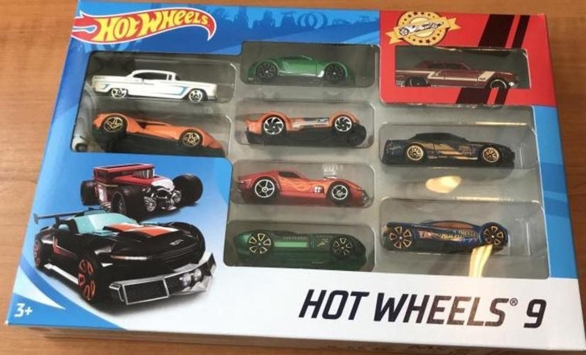 Hot Wheels Set 9 stuks (1) - Modelauto - Schaalmodel - Model auto