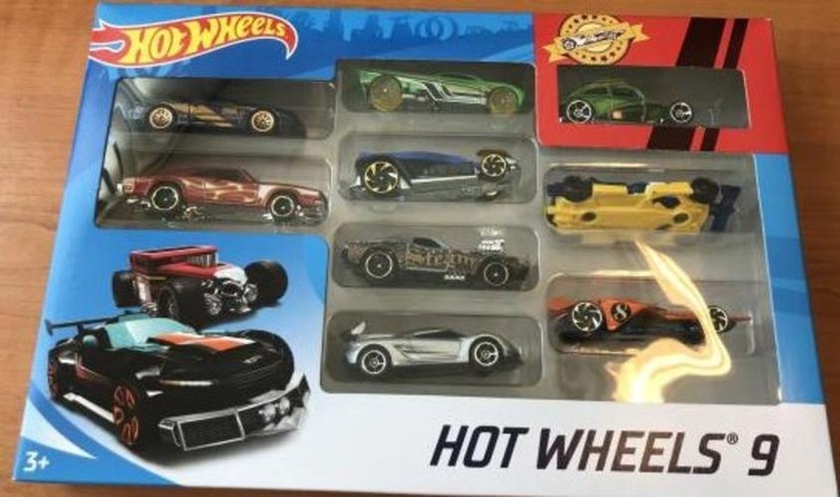 Hot Wheels Set 9 stuks (3) - Modelauto - Schaalmodel - Model auto