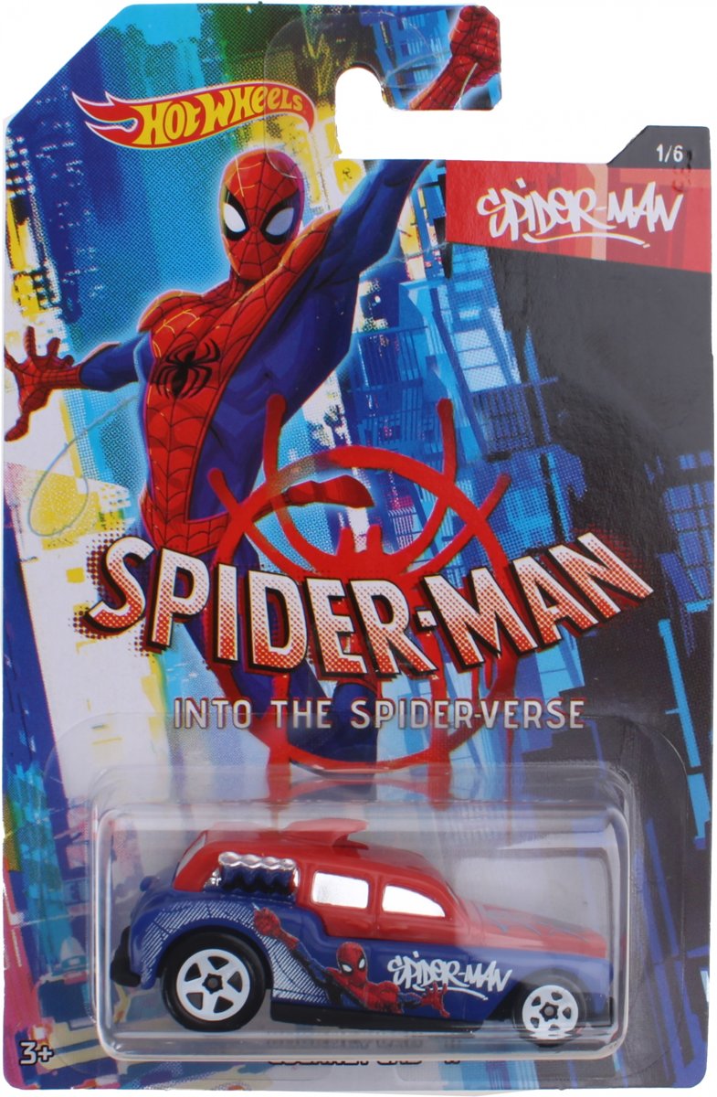 Hot Wheels Spider-man Into The Spider-verse: Spider-man 8 Cm